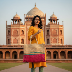 Handcrafted Crochet Tote Bag Design code 76